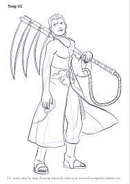 Learn How To Draw Hidan From Naruto (Naruto) Step By Step : Drawing  Tutorials
