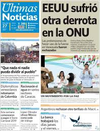 2019 02 27 Portada De Ultimas Noticias Venezuela Venezuela Noticias Prensa