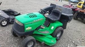 Add a tractor bagger attachment to your riding lawn tractor to catch any clippings. Lawn Mower John Deere Sabre 20 Hp 46 Inch Deck Pull Behind Grass Catcher Auction 1ststrike Asset Management