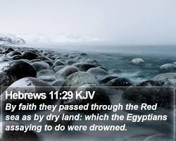 Image of Red Sea Crossing Bible KJV