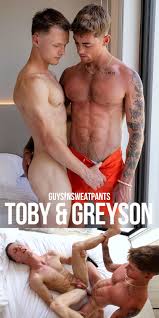 Guys In Sweatpants: Greyson Lane fucks newcomer Toby Brooks | Fagalicious -  Gay Porn Blog