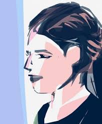 Abstract portrait by Darren Hester. #portrait #digitalillustration  #LineaSketch