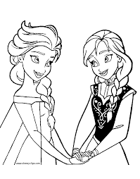 You should use this photo for backgrounds on laptop or computer with best quality. Disney Frozen Anna And Elsa Coloring Pages Coloring Page