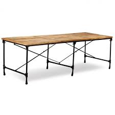 Solid Wooden Dining Table Modern Bar Industrial Desk Stand Kitchen Furniture 408 00end Industrial Style Dining Table Wooden Dining Table Modern Dining Table
