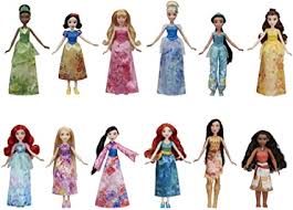 Amazon Com Disney Princess Royal Collection 12 Fashion Dolls Ariel Aurora Belle Cinderella Jasmine Merida Moana Mulan Pocahontas Rapunzel Snow White Tiana Toy For 3 Year Olds Up Toys Games