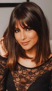 Center part bangs on long bob. 21 Cute Lob With Bangs To Copy In 2021 Lob Haircut For Fine Hair