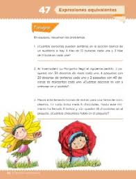 Paco el chato es una web dirigida para niños y niñas en edades comprendidas de 5 a 12 anos, en la cual podemos seleccionar los diferentes grados educativos que van desde el primer grado hasta sexto grado ofreciendo diversas herramientas como calculadoras, pizarrones para dibujar. 47 Expresiones Equivalentes Ayuda Para Tu Tarea De Desafios Matematicos Sep Primaria Cuarto Respuestas Y Explicaciones