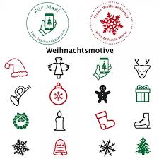Das erspart schritt 1, wenn sie ich habe kein bestimmtes muster gewählt, sondern einfach nur leichte wellenformen geschnitten. Weihnachten Stempel 40 Mm Rund Stempel Fabrik De