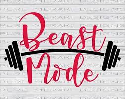 Beast Mode Svg Gym Svg Workout Svg Exercise Svg Barbell Svg Svg Design Crossfit Svg Fitness Svg Beast Mod Free Cricut Images Quote Svg Files Svg Quotes