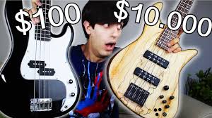 No free additional kits have provided with this bass guitar. 100 Bass Guitar Vs 10 000 Bass Guitar Youtube