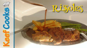 Dip into beaten egg and roll in more bread. Rissoles Leftover Meat Patties Youtube