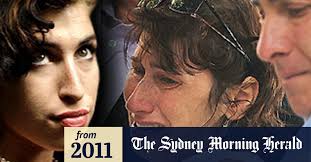 Amy Winehouse's parents join fans at shrine as autopsy proves inconclusive