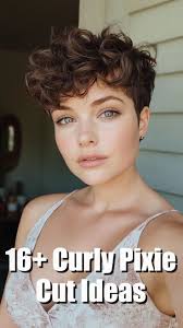 Curly Pixie Cut with Undercut: The Bold Look