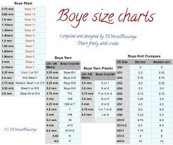 Boye Brand Made In Usa Aluminum Crochet Hook 6 Inch Single Hook Sizes D Through N Diana Wrights