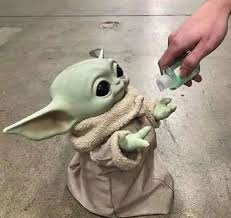 Hand Sanitizer Reminder Star Wars Baby Yoda Images Yoda Wallpaper