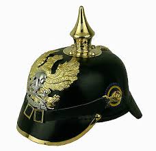 Seit 1843 wurden in der preußischen u. Pickelhaube Braunschweig Brunswick Preussen Kaiserreich Shako Helm Larp Sca L134 Eur 149 90 Picclick De