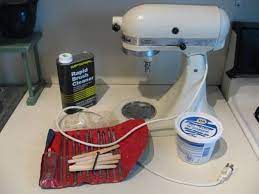 The grease inside the mixer's gearbox can separate for several reasons; Diy Cleaning Your Kitchenaid Kitchen Aid Cleaning Hacks Kitchen Aid Mixer