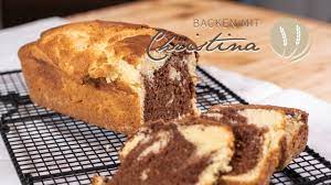 Kuchen wird gleichmäßig gebacken durch optimale wärmeleitung des stahls. Marmorkuchen Ein Einfacher Flaumiger Kuchen Aus Der Kastenform Youtube
