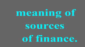 Hindi is one of the official languages of india. Meaning Of Sources Of Finance In Hindi Youtube