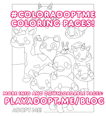 Последние твиты от adopte me! Adopt Me On Twitter The Last Two Coloring Pages Are Up On Our Blog Now We Ll Choose Our Favorites To Send Pets To Over The Next Week So Share Your Version