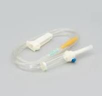 Bolsa de PE y papel de burbujas Luer Slip OEM, 500PCS/20polybag/CTN  regulador de flujo IV desechable conjunto de infusión