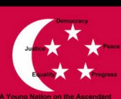 The flag was adopted on december 3, 1959, when the country gained some autonomy from britain. Why Does Singapore S Flag Have An Crescent And 5 Stars Toluna