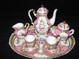 New 10 Piece French Sevres Versailles Child S Etsy Tea Sets Vintage Tea Pots Vintage Miniature Tea Set