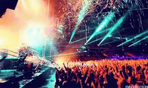 Party Gif Rave Discover Share Gifs Trance Music Edm Music Travel Photography