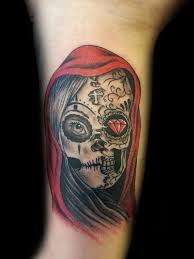 I did this skull tattoo when i was on the road in jacksonville, fl. Gallery Good And Evil Skull Tattoos