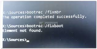 Fix Boorec Fixboot Element Not Found On Windows 10 Appuals Com