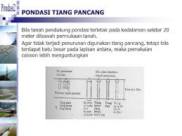 Apabila tiang pancang pipa atau kotak yang akan digunakan tersebut akan diisi dengan demikian dulu postingan singkat kali ini, pada kesempatan berikut saya akan coba paparkan lebih detil lagi tentang pondasi tiang pancang ini. Pondasi Ppt Download