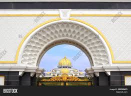 Crowned by more than 20 gleaming golden domes, the palace is, indubitably, the crowned jewel of kuala lumpur. Arch Gate Dome Royal Image Photo Free Trial Bigstock