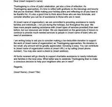 Thanksgiving Donation Letter Lovetoknow Donation Letter Support Letter Donation Letter Template