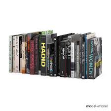 Dark Design Books Collection 3d Model Book Design Design Book Binding Diy