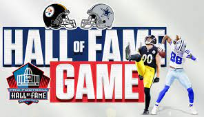 The pro football hall of fame game is an annual national football league (nfl) exhibition game that is held the weekend of the pro football hall of fame's induction ceremonies. Hall Of Fame Game Enshrinement Festival Events Pro Football Hall Of Fame Official Site
