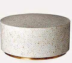 Bone inlay is a decorative technique that consists of inserting small pieces of bone into a pattern. Amazon Com Handmade Bone Inlay Coffee Table Beautiful Design Home Decor Furniture Unique Design Attractive Look Stunning Bone Inlay Work Kitchen Dining