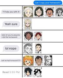 Maybe you would like to learn more about one of these? Memes Promised Neverland Neverland Neverland Art Anime Funny