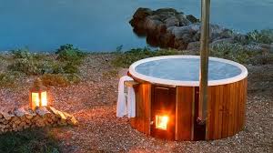Skargards Regal New Luxury Wood Fired Hot Tub From Sweden Skargards Hot Tubs Hot Tub Outdoor Garden Pool Design Hot Tub