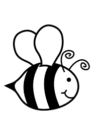 Coloring Page Honey Bee Img 29039 Bee Coloring Pages Bee Drawing Bee Images