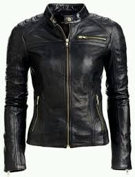 Black And Gold Motorcycle Jacket Women Black Handmade Padded Real Leather Jacket With Gold Zippers Womens Black Leather Jacket Leather Jacket Leather Fashion