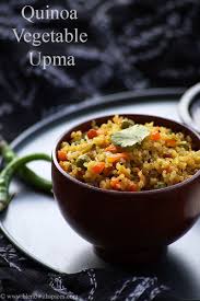 Quinoa Upma Recipe How To Make Vegan Vegetable Quinoa Upma Recipe Upma Recipe Quinoa Indian Recipes Vegan Dinner Recipes Easy