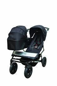 Amazon Com Mountain Buggy Duet Double Buggy Stroller Black Flint Infant Car Seat Stroller Travel Systems Best Double Stroller Mountain Buggy Duet Stroller
