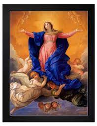 Festa de nossa senhora da esperança. Quadro Nossa Senhora Da Assuncao Tamanho 35x25 Cm Com Vidro No Elo7 Pegasus Decoracao 105d18d