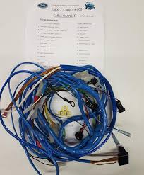 You may be able to view a schematic wiring diagram of this tractor at: Ford Tractor Looms Harnesses Electrical Parts And Products Tractor Electric S