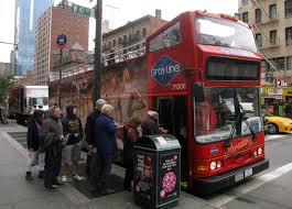 You can hop on unlimited buses or trams for free within one hour of touching in for your first journey. Coronavirus Hasn T Stopped Nyc Tour Buses New York Daily News