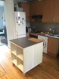 un nouvel ilot central cuisine avec kallax ilots central cuisine meuble kallax ikea ilot cuisine