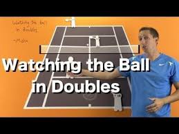 Start date jun 12, 2017. Incredibly Great How To Watch The Ball In Doubles Tennis Doubles Strategy Lesson Youtube Doubles Golf Gol Tennis Doubles Tennis Lessons Tennis Workout