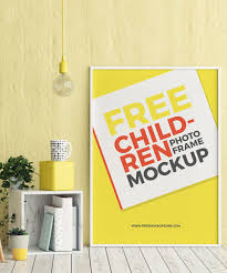 Download Free Kids Room Photo Frame Mockup Psd Free Mockup Frame Mockup Free Free Photo Frames Design Mockup Free