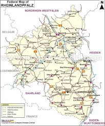 It covers 19,846 km2 (7,663 sq mi) and has about 4.05 million residents. Rheinland Pfalz Map Map Of Rheinland Pfalz Germany Germany Map German Map Rhineland
