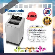 Get information on washing machine and get best price of washing machine directly from manufacturers, suppliers and dealers. Panasonic Washing Machine 9 0kg Na F90a4 Original Warranty From Panasonic Malaysia Lazada